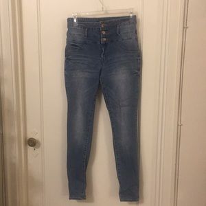 Charlotte Russe Refuge High Waisted Skinny Jeans